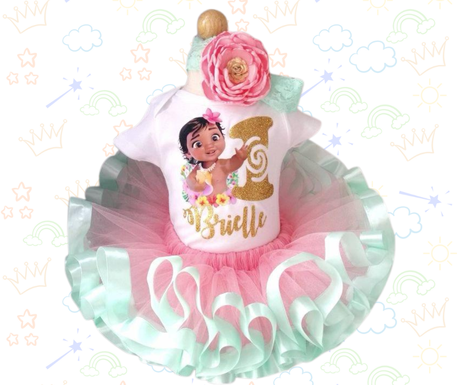 🌺🌊 Set Moana Bebé – Aventura y Ternura en Cada Detalle