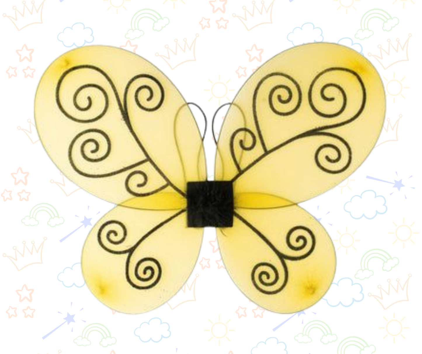 🐝✨ Set de Alas de Abejitas con Cintillo de Antenas