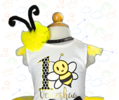 🐝💛 Set de Tutú Abejita – Dulzura en cada vuelo