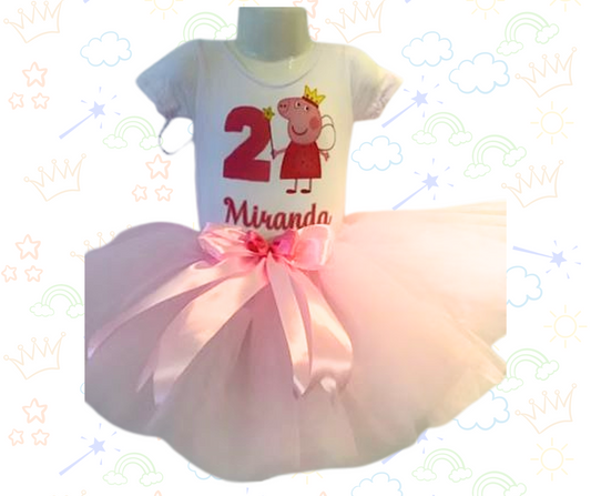 🐷 Set Tutú Peppa Pig