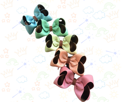 🎀🌈 Set de 5 Lazos para Niñas