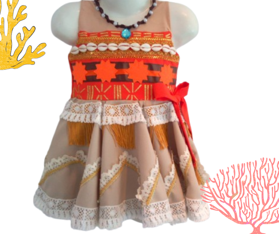 Vestido de  Moana Espíritu Aventura