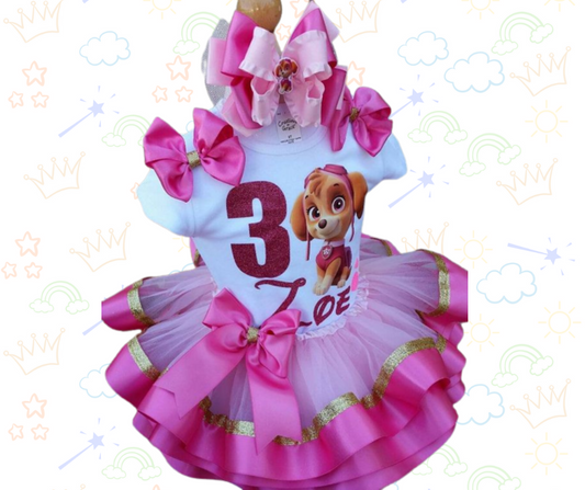 🐾✨ Set Tutú Skye – Paw Patrol Edition ✨🐾