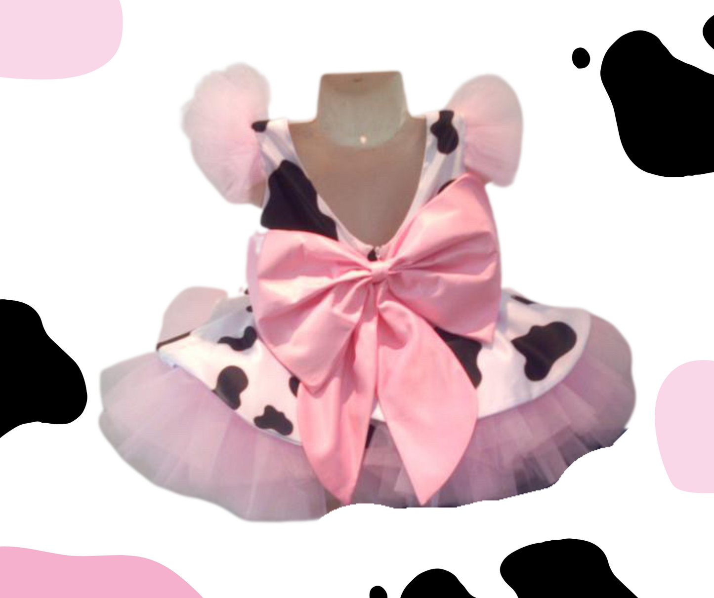 🐮 vestido de Vaquita Encantadora