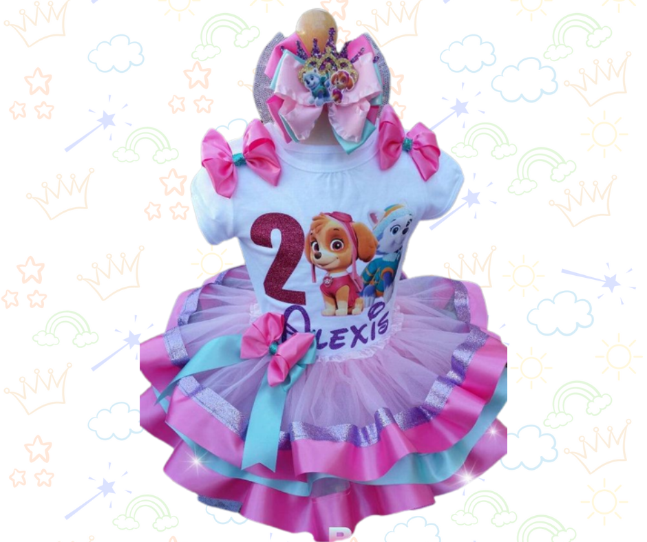 🐾✨ Set Tutú Skye – Paw Patrol Edition ✨🐾