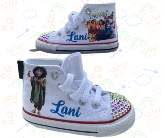 👟✨ Tenis Personalizados Encanto con Pedrería  – ¡Camina con estilo y brillo único!