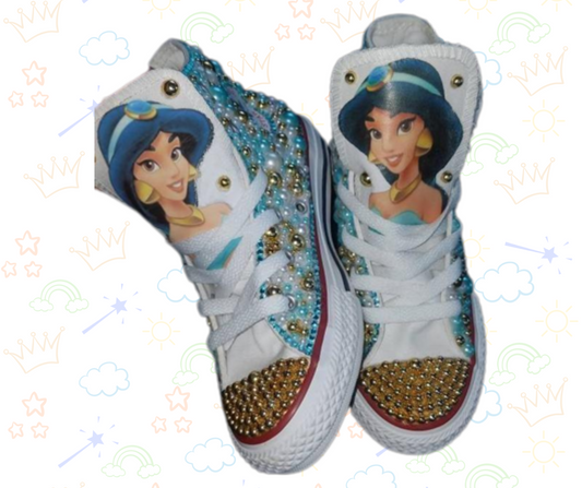 👟✨ Tenis Personalizados Jasmin con Pedrería  – ¡Camina con estilo y brillo único!