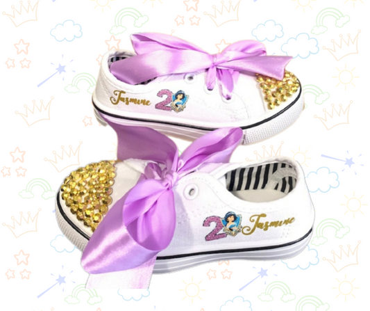👟✨ Tenis Personalizados Jasmin con Pedrería  – ¡Camina con estilo y brillo único!
