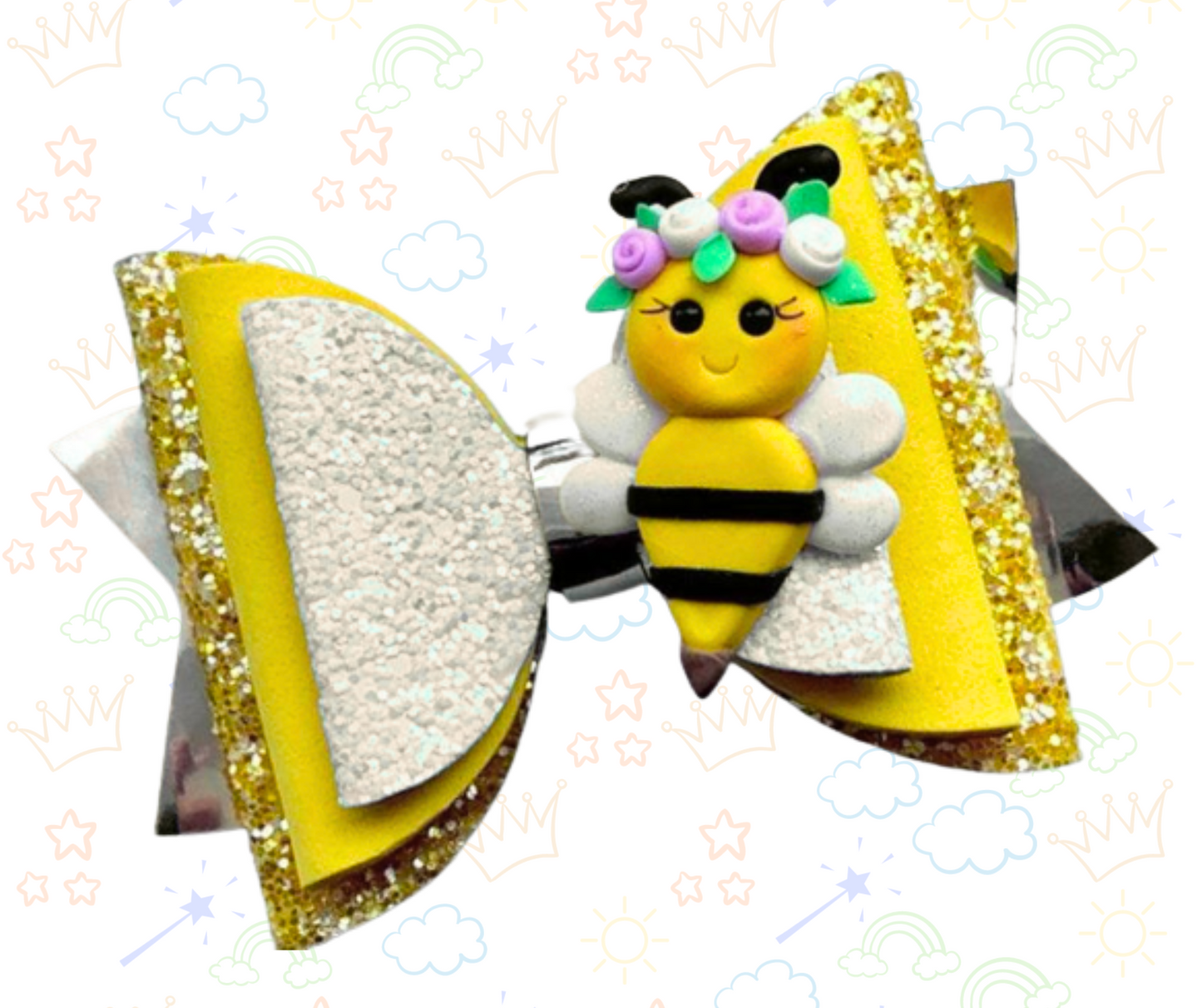 🐝🎀 Lazo de Abejitas – Dulzura y ternura en cada detalle