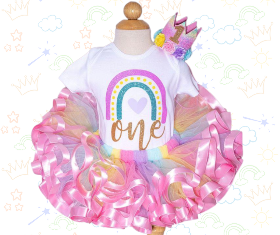 🌈✨ Set de Tutú Arcoíris