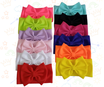 🎀✨  2 Maxi Lazo Tipo Turbante para Niñas