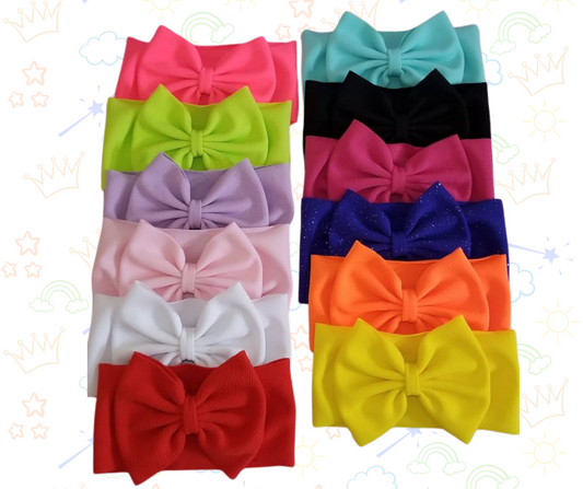 🎀✨  2 Maxi Lazo Tipo Turbante para Niñas