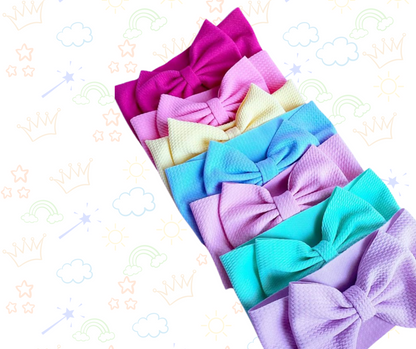 🎀✨  2 Maxi Lazo Tipo Turbante para Niñas