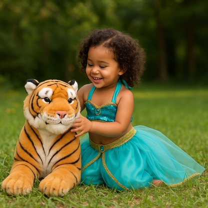 👑 Set Princesa Oriental con Tutú – Edición Mágica 🐯✨