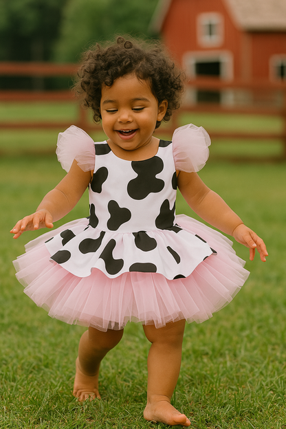 🐮 vestido de Vaquita Encantadora