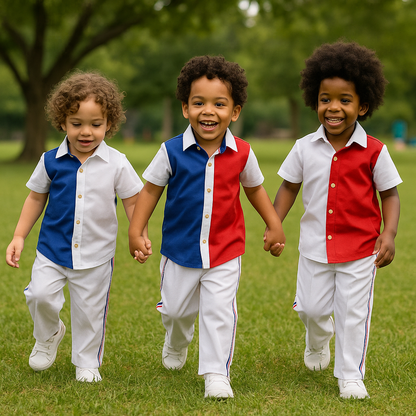 🇩🇴 Set Patrio para Niño - Orgullo Dominicano 🇩🇴